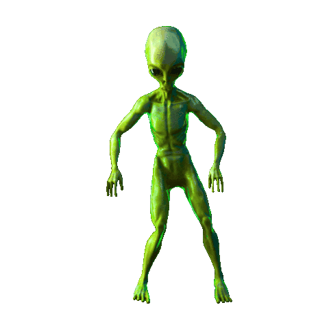 Dancing alien